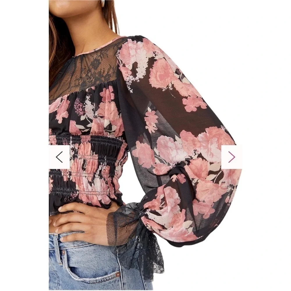 NWT Free People Daphne Blouse